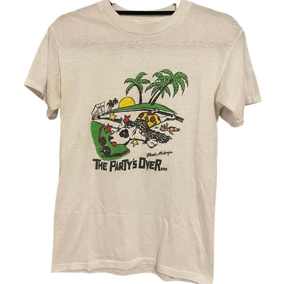 Vintage 90s Spuds Mackenzie Treads Makenzie Budweiser Single Stitch Shirt Small - Picture 1 of 4